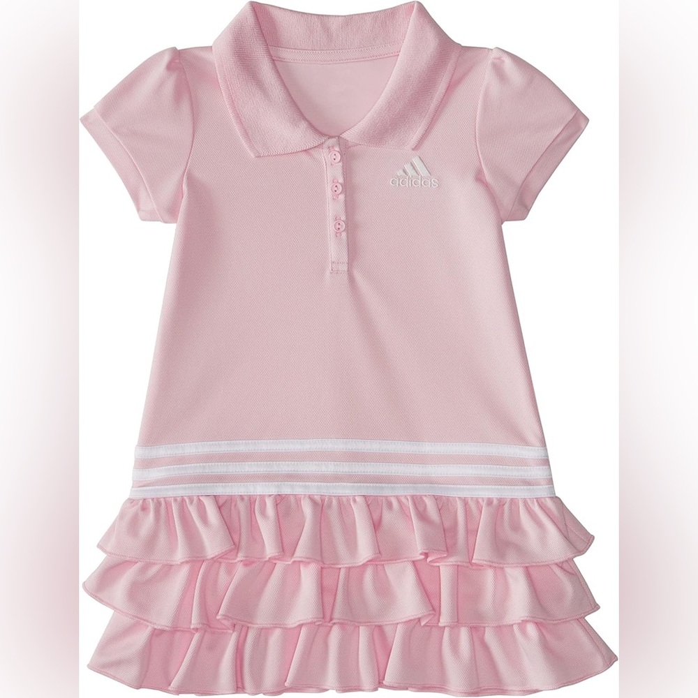 Adidas Ruffle Polo Dress